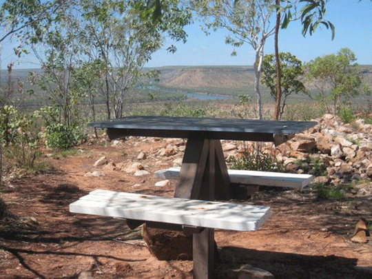 Victoria Highway over looking Victoria River