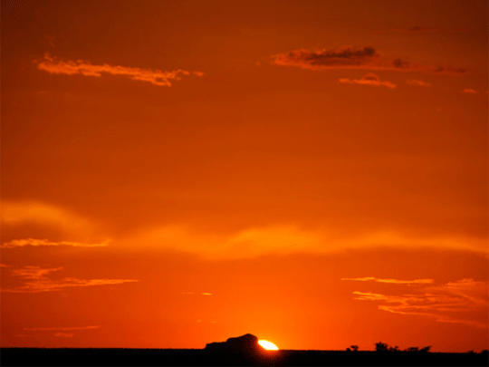 Windjana sunset