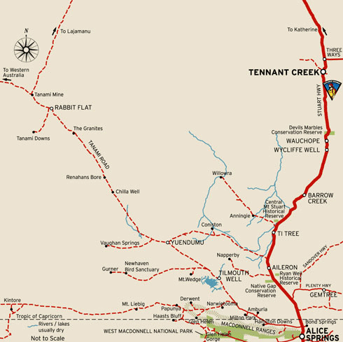 Tanami Road and Wolfe Creek Crater