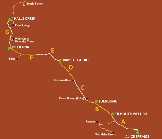 Tanami Road and Wolfe Creek Crater