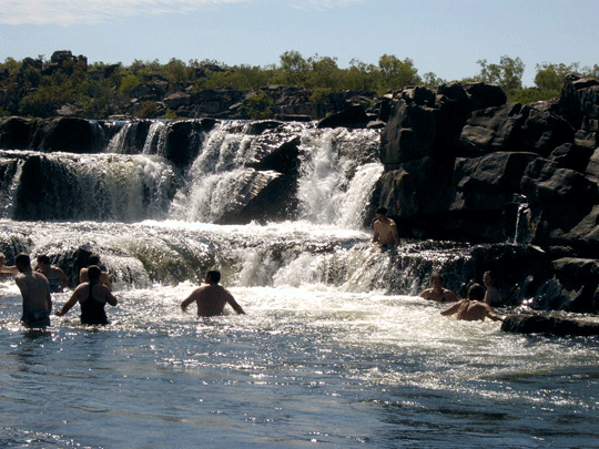 Mitchell River in the Kimberleys 