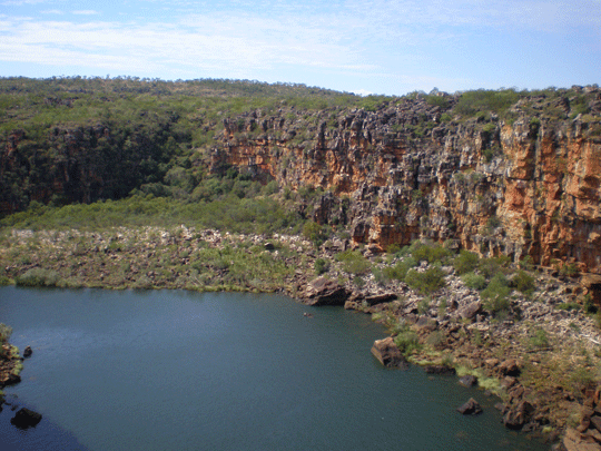 Mitchell River in the Kimberleys 