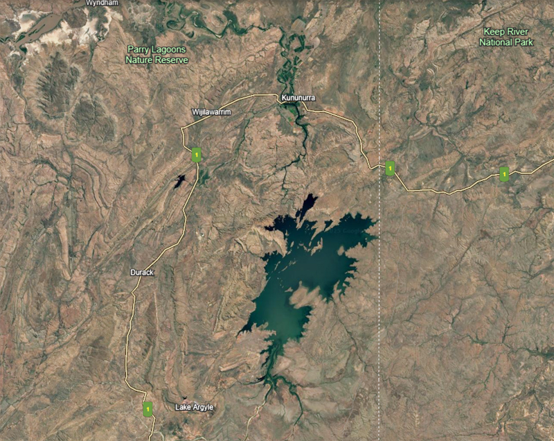 earth Google Lake Argyle