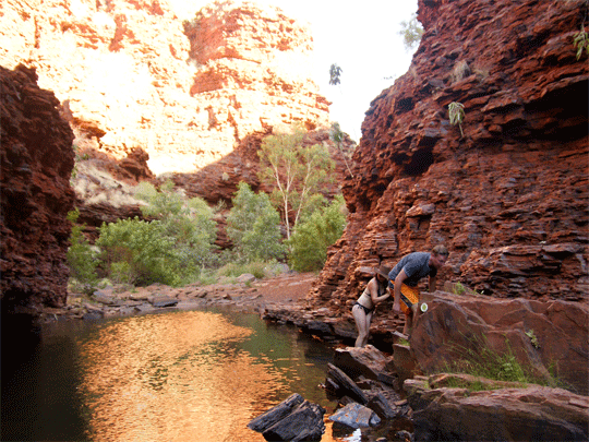 karijini gorge trip mb