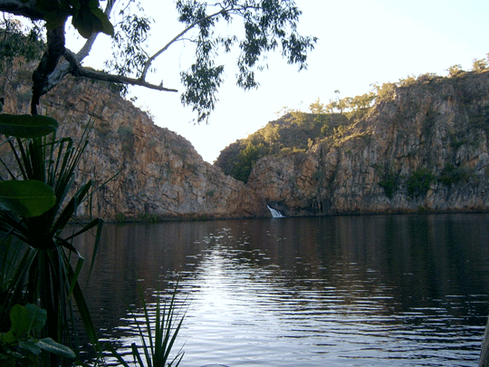manning gorge falls kimberley twa