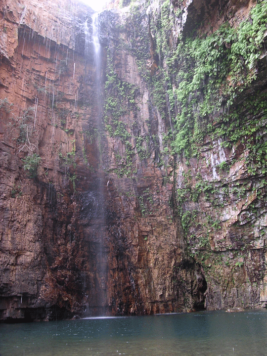 manning gorge falls kimberley twa