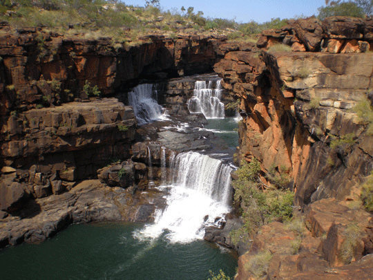 Mitchell Falls swimming twa 2006