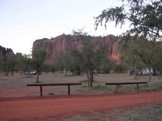 Windjana Gorge campsite
